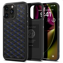 Zadný kryt Spigen Cryo Armor pre Apple iPhone 15 Pro Max, čierno-modrá