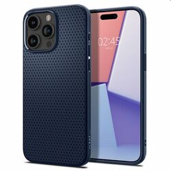 Zadný kryt Zadný kryt Spigen Liquid Air pre Apple iPhone 15 Pro Max, námornícka modrá