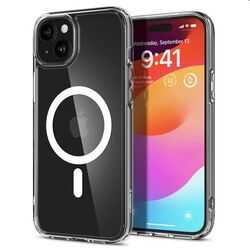 Zadný kryt Spigen Ultra Hybrid MagSafe pre Apple iPhone 15, biela