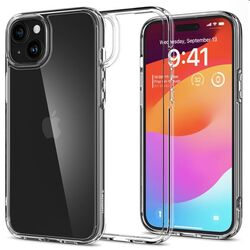Zadný kryt Spigen Ultra Hybrid pre Apple iPhone 15 Plus, transparentná