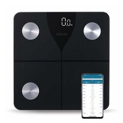 Salente SlimFit, osobná diagnostická fitness váha, Bluetooth, čierna