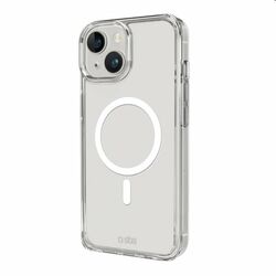 Zadný kryt SBS Light Mag s MagSafe pre Apple iPhone 15 Plus/14 Plus, transparentná