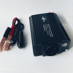 Eurocase Menič napätia DC/AC, 12 V/230 V, 300 W, USB, autozástrčka, svorky (MT-M300) | pgs.sk