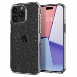 Zadný kryt Zadný kryt Spigen Liquid Crystal Glitter pre Apple iPhone 15 Pro, transparentná