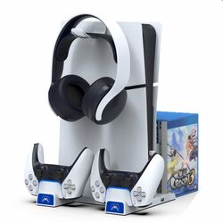 Dokovacia stanica iPega pre PlayStation 5 Slim, Dualsense a Pulse 3D foto