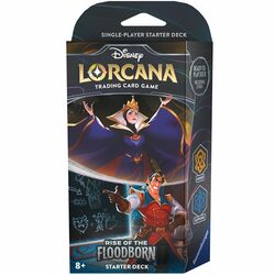 Kartová hra Disney Lorcana Rise of the Floodborn Starter Deck The Queen & Gaston foto