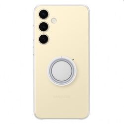 Zadný kryt Clear Gadget pre Samsung Galaxy S24 Plus, transparentná (s odnímateľným úchytom)
