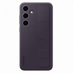 Zadný kryt Silicone Grip Cover pre Samsung Galaxy S24 Plus, tmavofialová