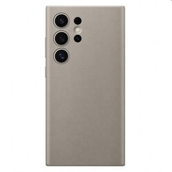 Zadný kryt Leather Cover pre Samsung S24 Ultra, dymová