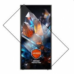 FIXED Armor prémiové ochranné tvrdené sklo pre Samsung Galaxy S24 Ultra, čierna | pgs.sk