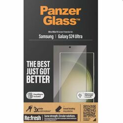 Ochranné sklo PanzerGlass Re:fresh UWF s aplikátorom pre Samsung Galaxy S24 Ultra, čierna | pgs.sk
