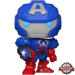 POP! Avengers MechStrike Captain America (Marvel) Special Edition 25 cm - OPENBOX (Rozbalený tovar s plnou zárukou)