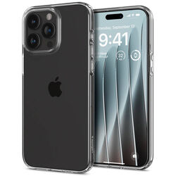Zadný kryt Spigen Crystal Flex pre Apple iPhone 15 Pro Max, transparentná