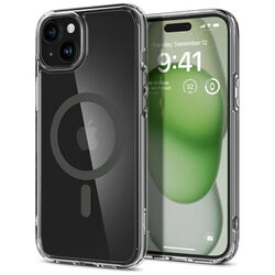 Zadný kryt Spigen Ultra Hybrid MagSafe pre Apple iPhone 15, grafitová