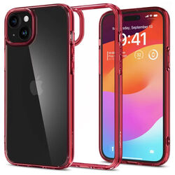 Zadný kryt Spigen Ultra Hybrid pre Apple iPhone 15, červená