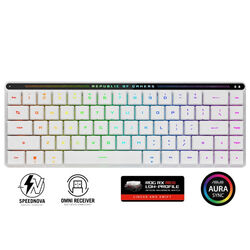 Herná klávesnica ASUS ROG FALCHION RX Low profile (ROG RX RED), US, biela | pgs.sk