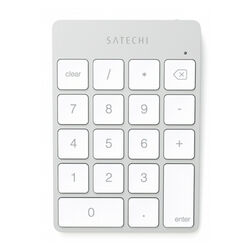 Satechi numerická klávesnica Slim Wireless, silver aluminium