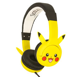 Detské káblové slúchadlá OTL Technologies Pokemon Pikachu s uškami foto