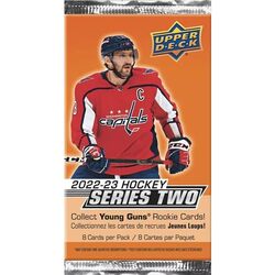 2022/23 Upper Deck Series 2 Hockey Retail Balíček Kariet foto