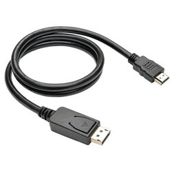 Kábel C-TECH DisplayPort/HDMI, 2m, čierny