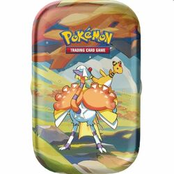 Kartová hra Pokémon TCG: Vibrant Paldea Mini Tin Espathra & Ampharos (Pokémon)