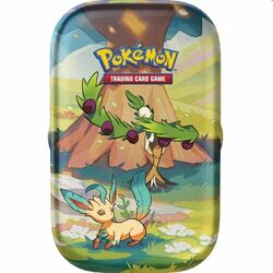 Kartová hra Pokémon TCG: Vibrant Paldea Mini Tin Leafeon & Arboliva (Pokémon)