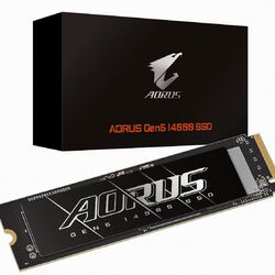 Gigabyte AORUS 12000 SSD 1TB M.2 NVMe Gen5, HeatSink 11700/9500 MBps