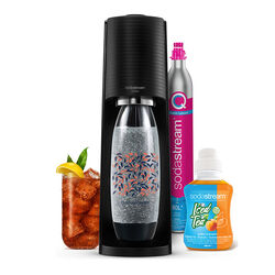 Sodastream Terra black Ice Tea Peach Megapack, použitý, záruka 12 mesiacov na pgs.sk