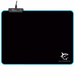 White Shark mousepad LED LUMINOUS L, 350x250 mm, black, vystavený, záruka 21 mesiacov na pgs.sk