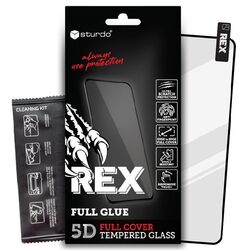 Sturdo Rex ochranné tvrdené sklo pre Apple iPhone 16e, čierne