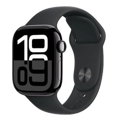 Apple Watch Series 10 GPS + Cellular 46mm Jet Black Aluminium Case, Trieda B - použité, záruka 12 mesiacov