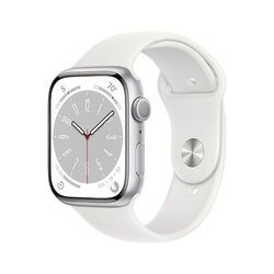 Apple Watch Series 8 GPS 45mm puzdro zo strieborného hliníka *Použitý s DPH - Trieda C*