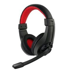 Slúchadlá GEMBIRD GHS-U-5.1-01, gaming, 5.1 surround, černo-červená, USB, mikrofón