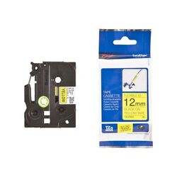 Brother TZFX631 černe písmo, žltá páska FLEXIBLE ID Tape (12mm)