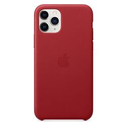 Apple iPhone 11 Pro Leather Case, (PRODUCT) red