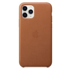 Apple iPhone 11 Pro Leather Case, saddle brown