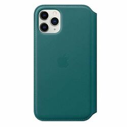 Apple iPhone 11 Pro Leather Folio, peacock