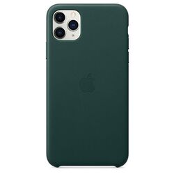 Apple iPhone 11 Pro Max Leather Case, forest green