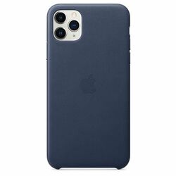 Apple iPhone 11 Pro Max Leather Case, midnight blue