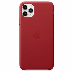 Apple iPhone 11 Pro Max Leather Case, (PRODUCT) red