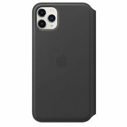Apple iPhone 11 Pro Max Leather Folio, black