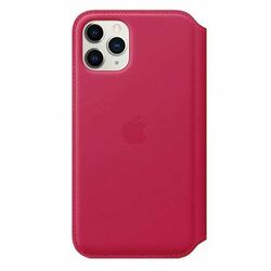 Apple iPhone 11 Pro Max Leather Folio, raspberry