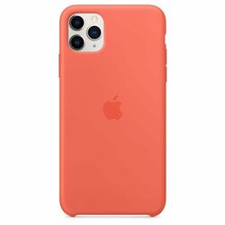 Apple iPhone 11 Pro Max Silicone Case, clementine (orange)