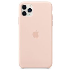 Apple iPhone 11 Pro Max Silicone Case, pink sand