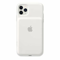 Apple iPhone 11 Pro Max Smart Battery Case with Wireless Charging, white