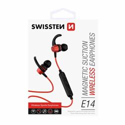 Bluetooth slúchadlá Swissten Active, červená | pgs.sk