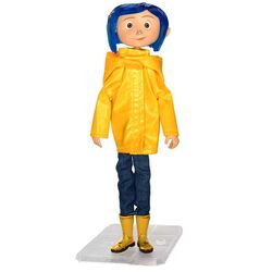 Coraline in Rain Coat Articulated Figure 18 cm