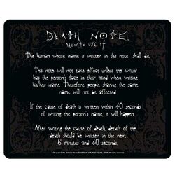Death Note Mousepad - Rules