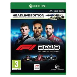 F1 2018: The Official Videogame (Headline Edition) [XBOX ONE] - BAZÁR (použitý tovar) foto