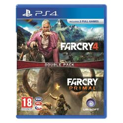 Far Cry 4 + Far Cry: Primal CZ (Double Pack) [PS4] - BAZÁR (použitý tovar)